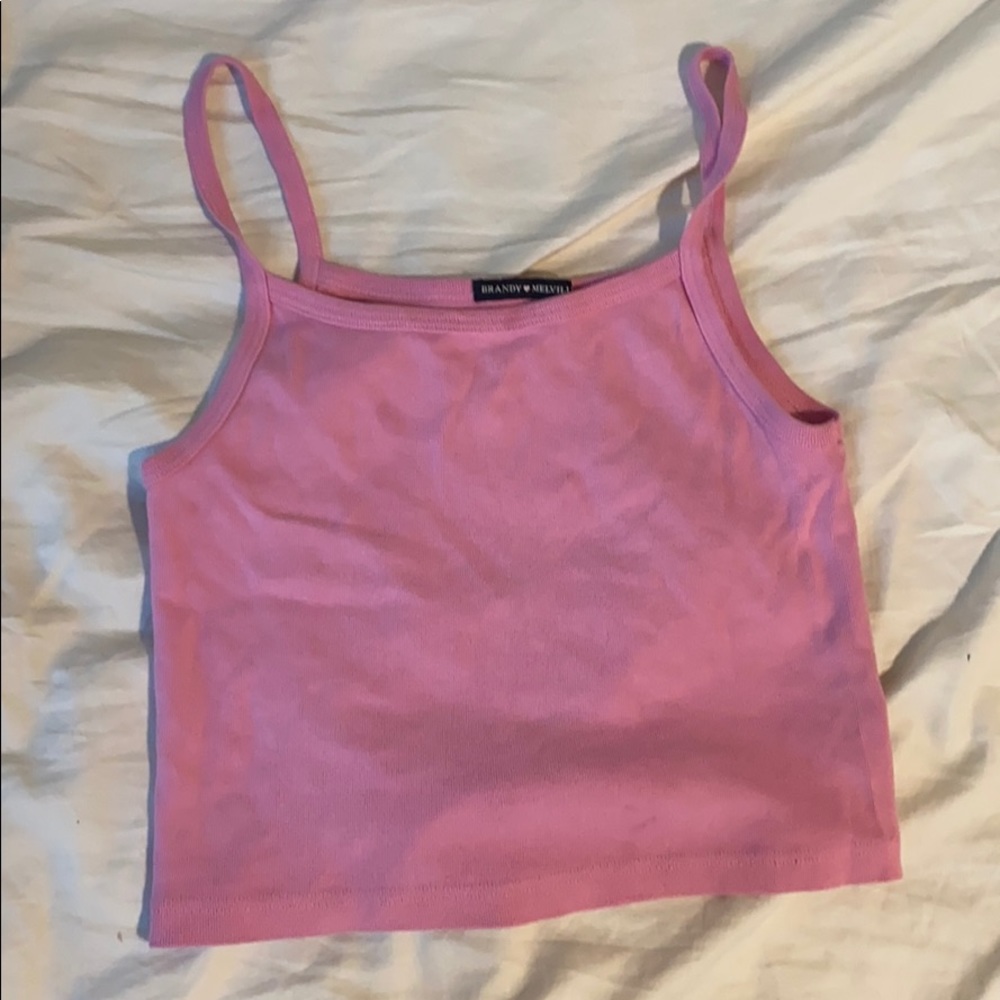 Brandy Melville pink tank top
